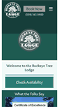 Mobile Screenshot of buckeyetreelodge.com